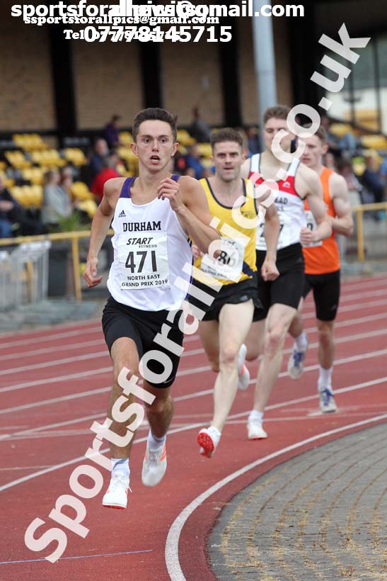 Graded 800 metres, North East Grand Prix, Monkton, Jarrow. Photo: David T. Hewitson/Sports for All Pics